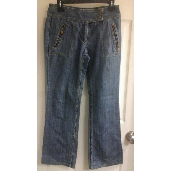 Michael Kors Denim - MK Michael Kors jeans, zipper pockets, women's size 4, medium wash, EUC